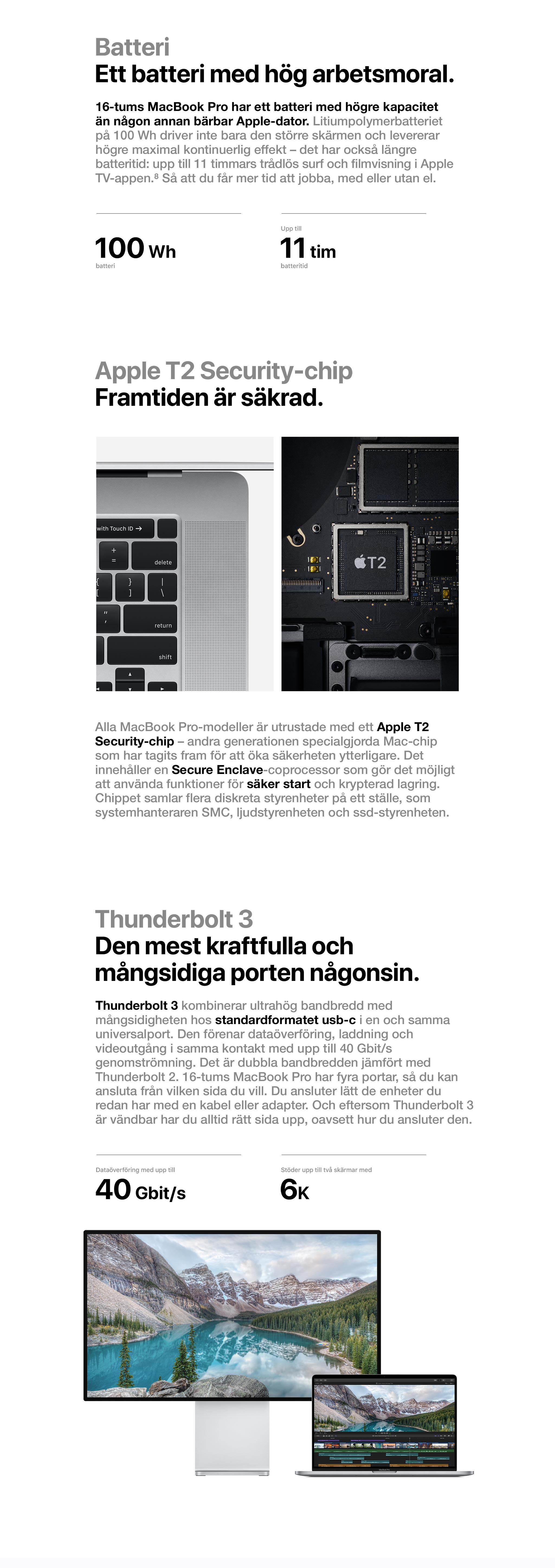 MacBook Pro 16 tum