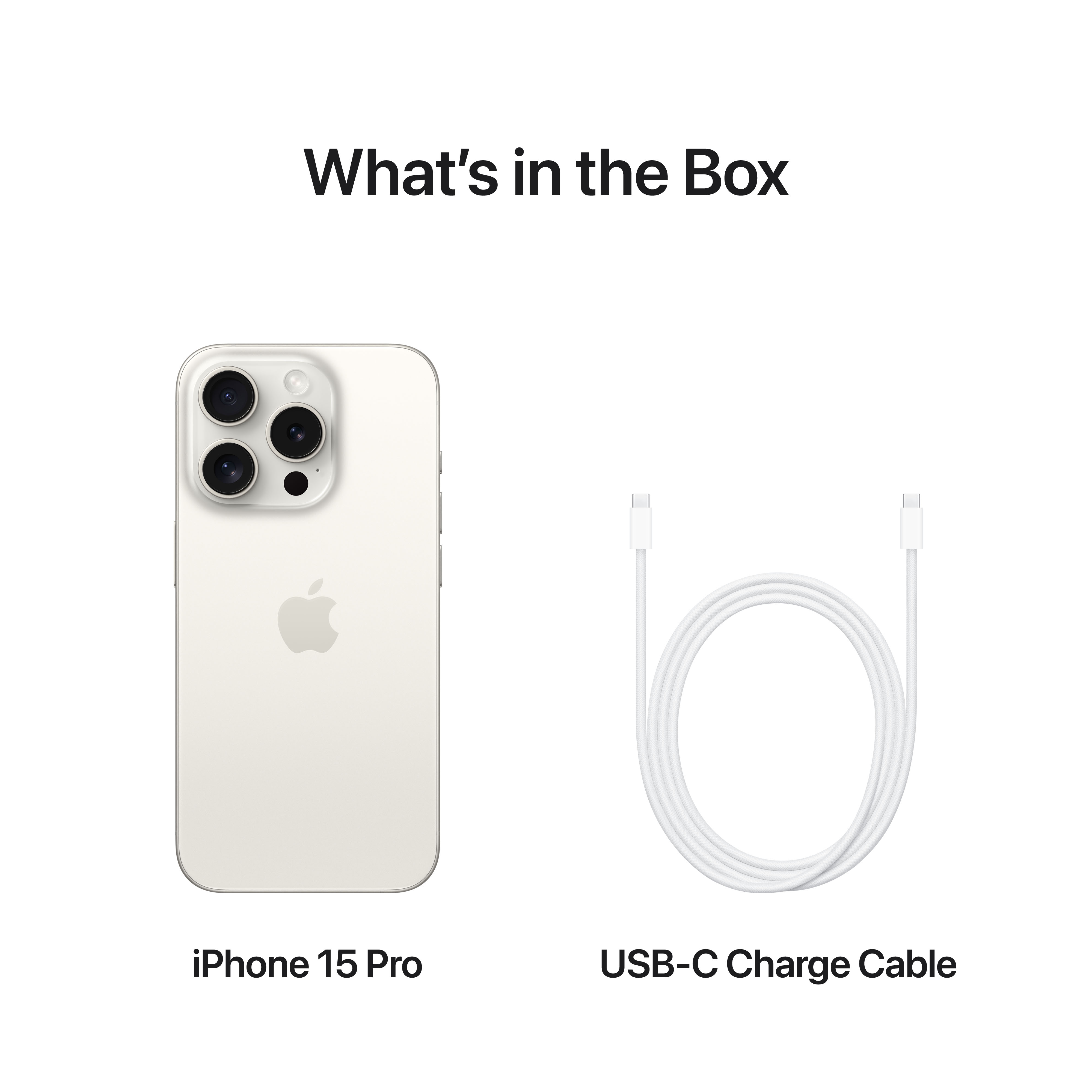 iPhone 15 Pro Vit titan 256 GB