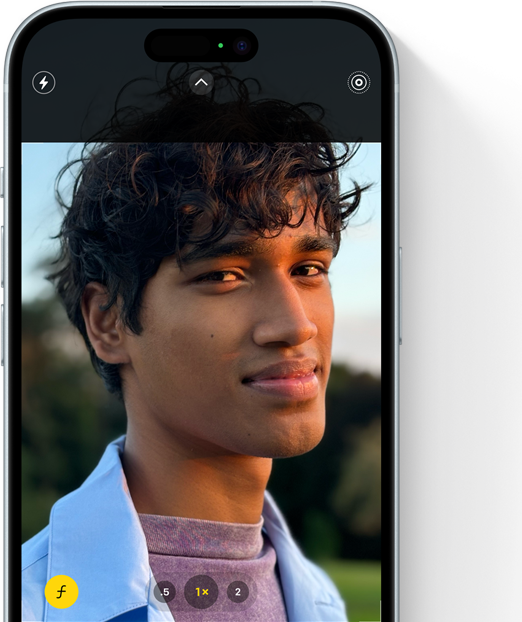 Porträttläget på iPhone 15