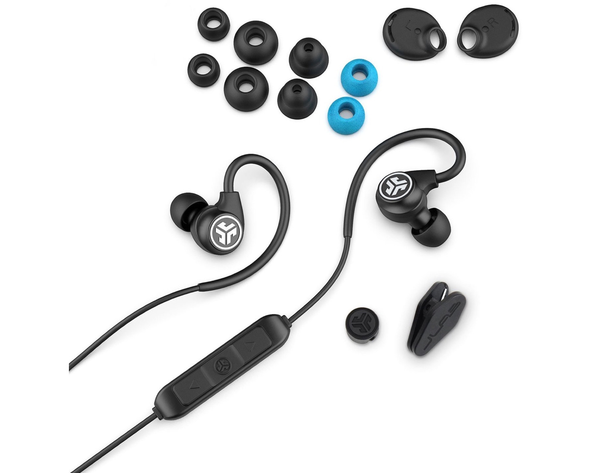 JLab Fit Sport Fitness Earbuds Svart