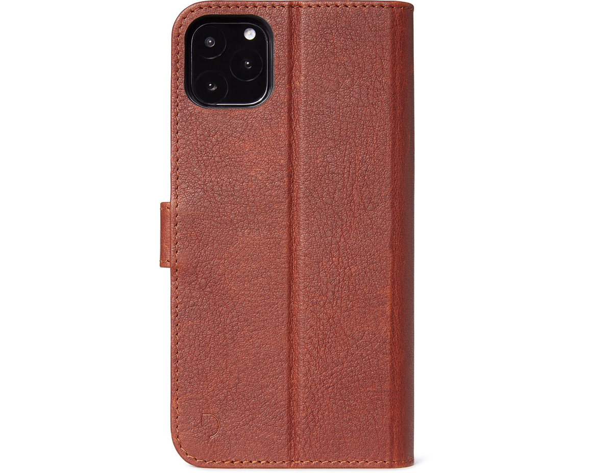 Decoded Full Grain Leather Detachable Wallet för iPhone 11 Pro Max - Brun