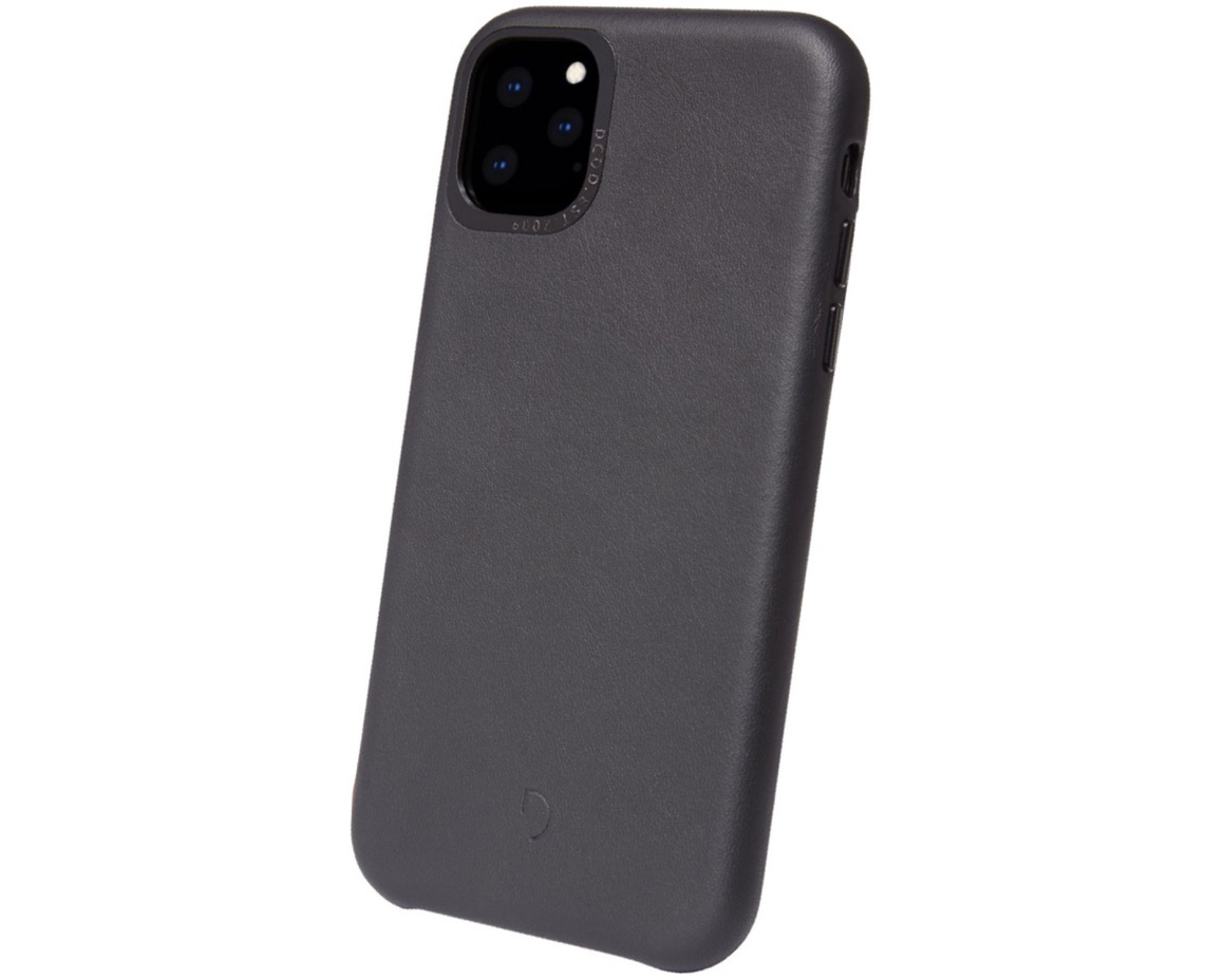 Decoded Full Grain Leather Backcover för iPhone 11 Pro Max - Svart