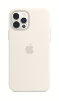 Apple iPhone 12 och 12 Pro Silikonskal med MagSafe Vit