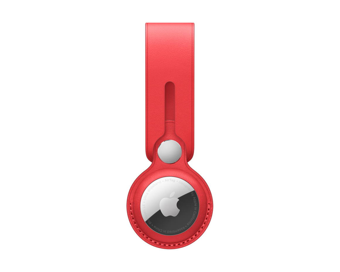 Airtag-loop i läder (PRODUCT)RED