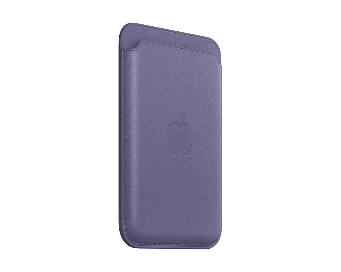 Apple iPhone-plånbok i läder med MagSafe Blåregn