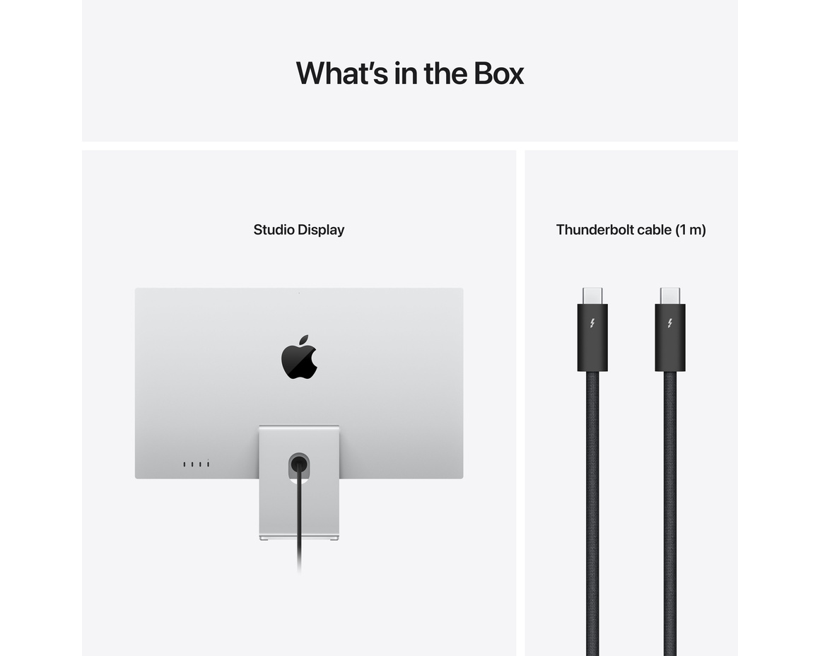 Apple Studio Display standardglas, justerbar lutning