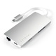 Satechi USB-C Multi-Port Adapter 4K Gigabit Ethernet V2 - Silver