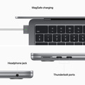 MacBook Air 13 M2 8-core CPU, 10-core GPU/16GB/256GB SSD - Rymdgrå