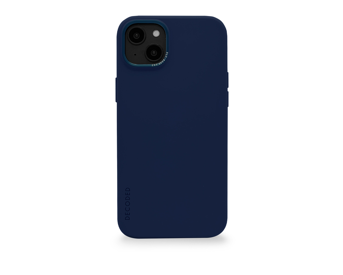 Decoded AntiMicrobial Silicone Backcover iPhone 14 Navy Peon