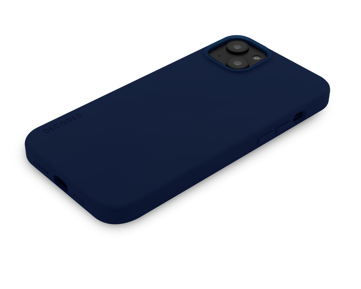 Decoded AntiMicrobial Silicone Backcover iPhone 14 Navy Peon