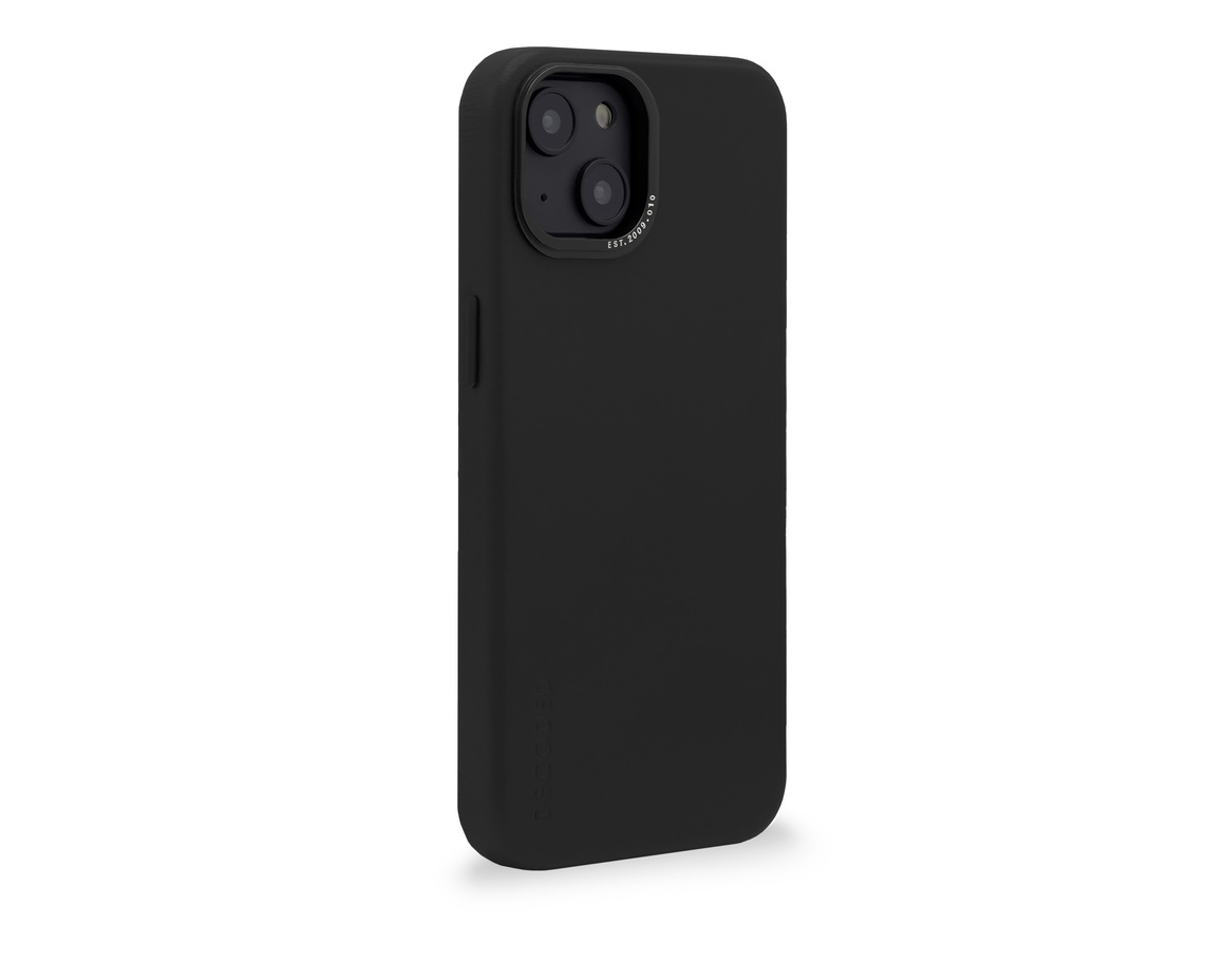 Decoded Leather Backcover iPhone 14 Black