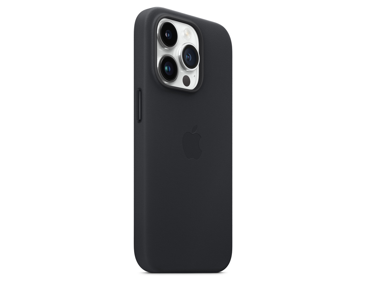 Apple iPhone 14 Pro Max Läderskal med MagSafe Midnatt
