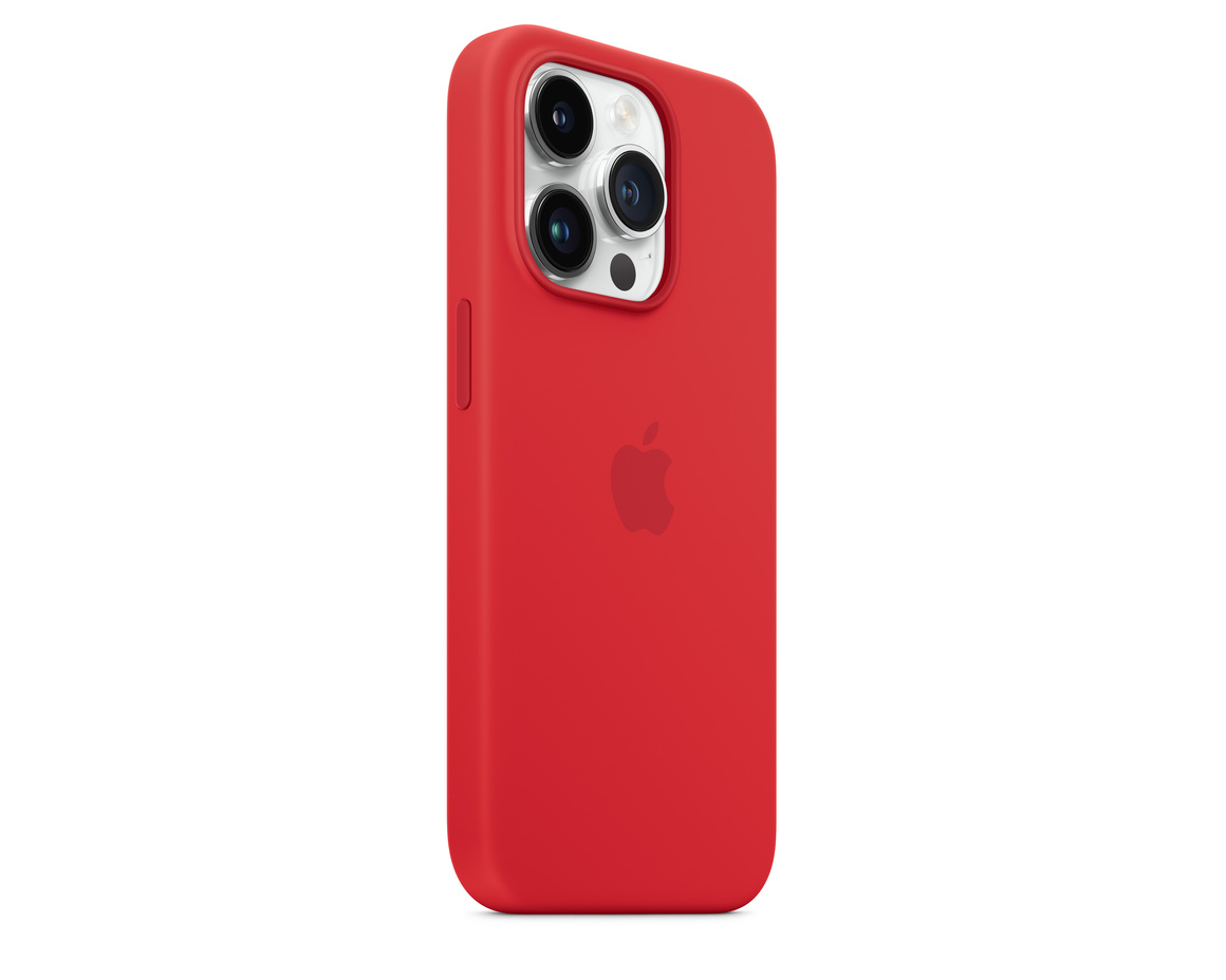 Apple iPhone 14 Pro Max Silikonskal med MagSafe (PRODUCT)RED