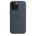 Apple iPhone 14 Pro Max Silikonskal med MagSafe Stormblå