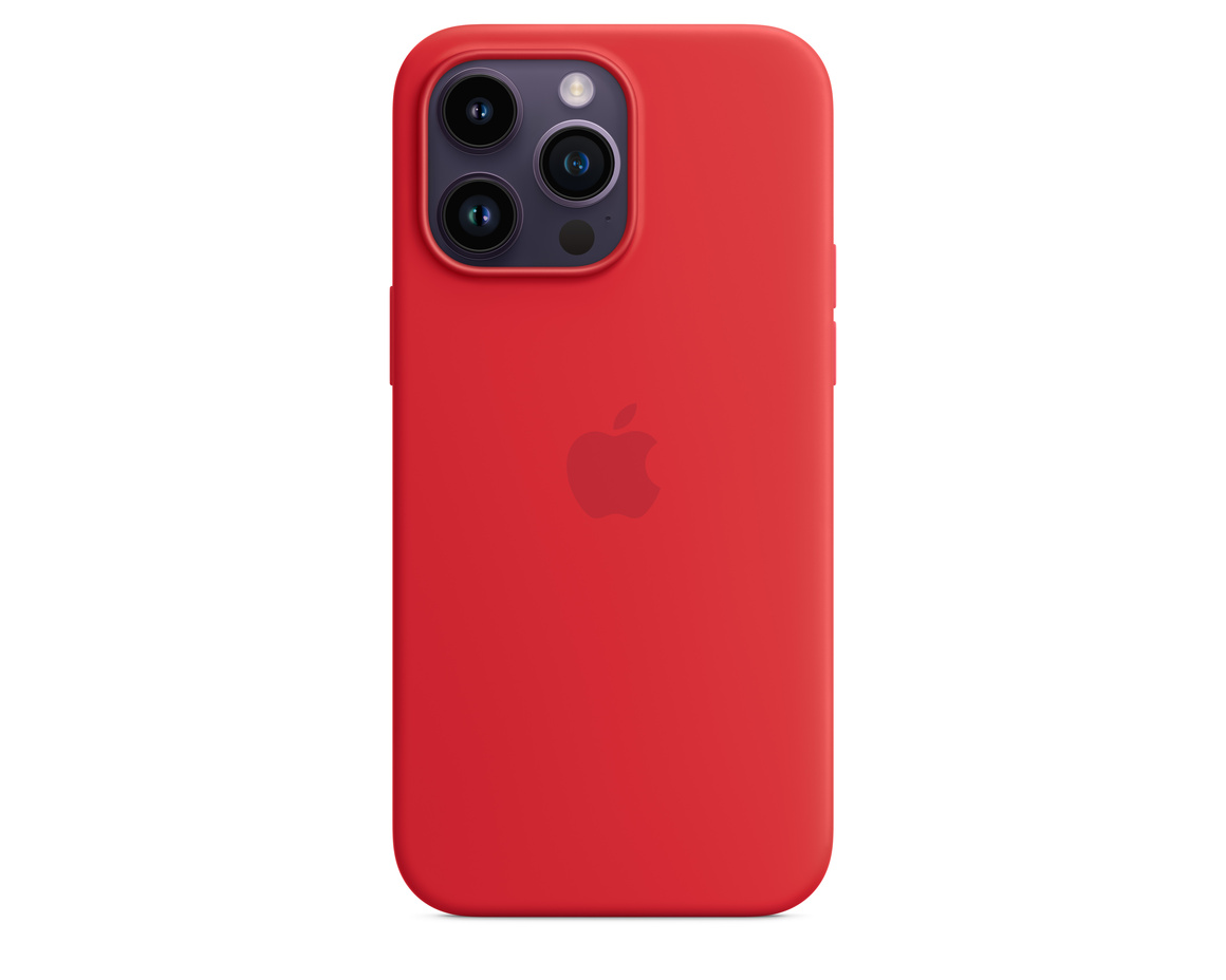 Apple iPhone 14 Pro Max Silikonskal med MagSafe (PRODUCT)RED
