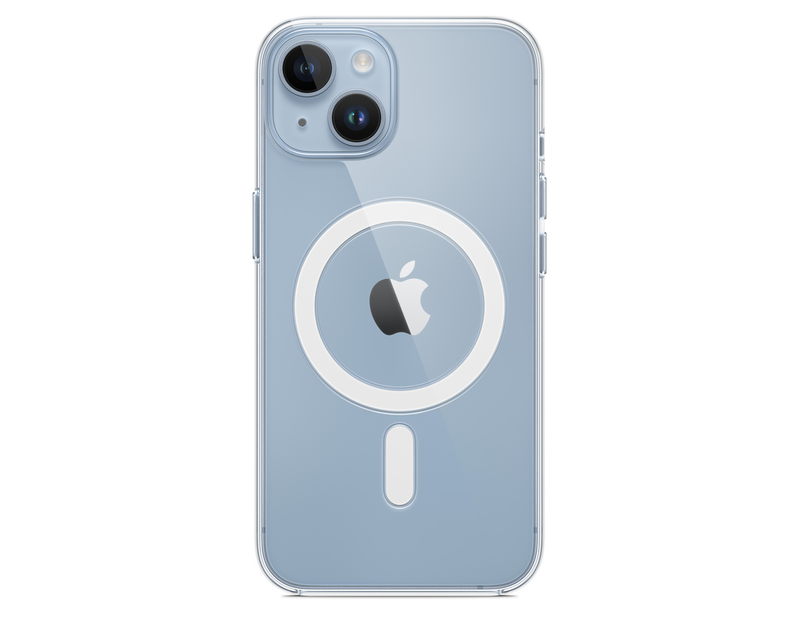 Apple iPhone 14 Transparent skal med MagSafe