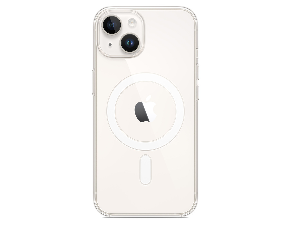 Apple iPhone 14 Transparent skal med MagSafe