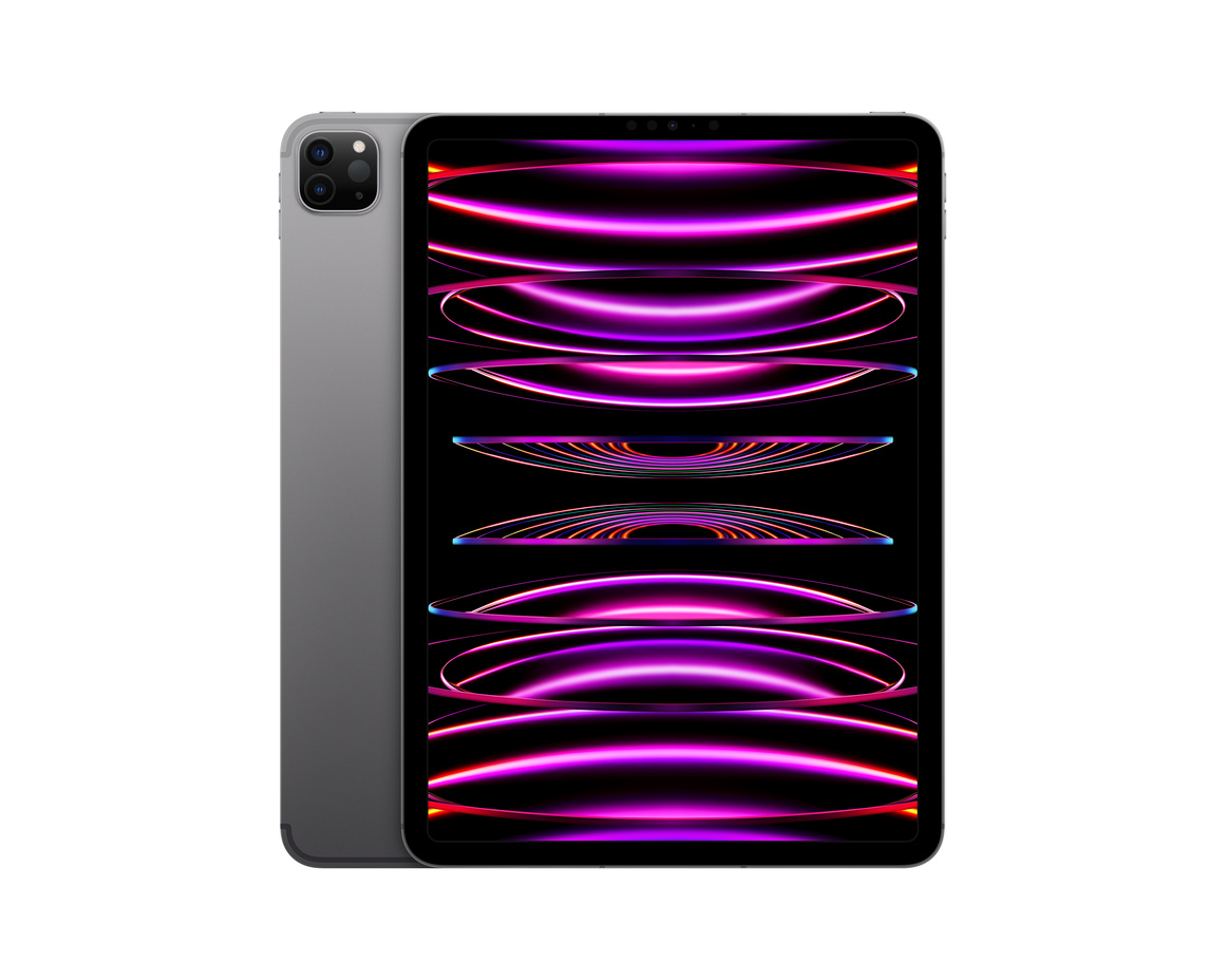 Apple iPad Pro (2022) 11 tum Rymdgrå 128 GB Wi-Fi + Cellular