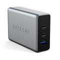 Satechi 100W GaN PD-reseladdare med dubbla USB-C och USB-A-uttag