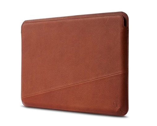 Decoded Leather Frame Sleeve for Macbook 16" Chokladbrun