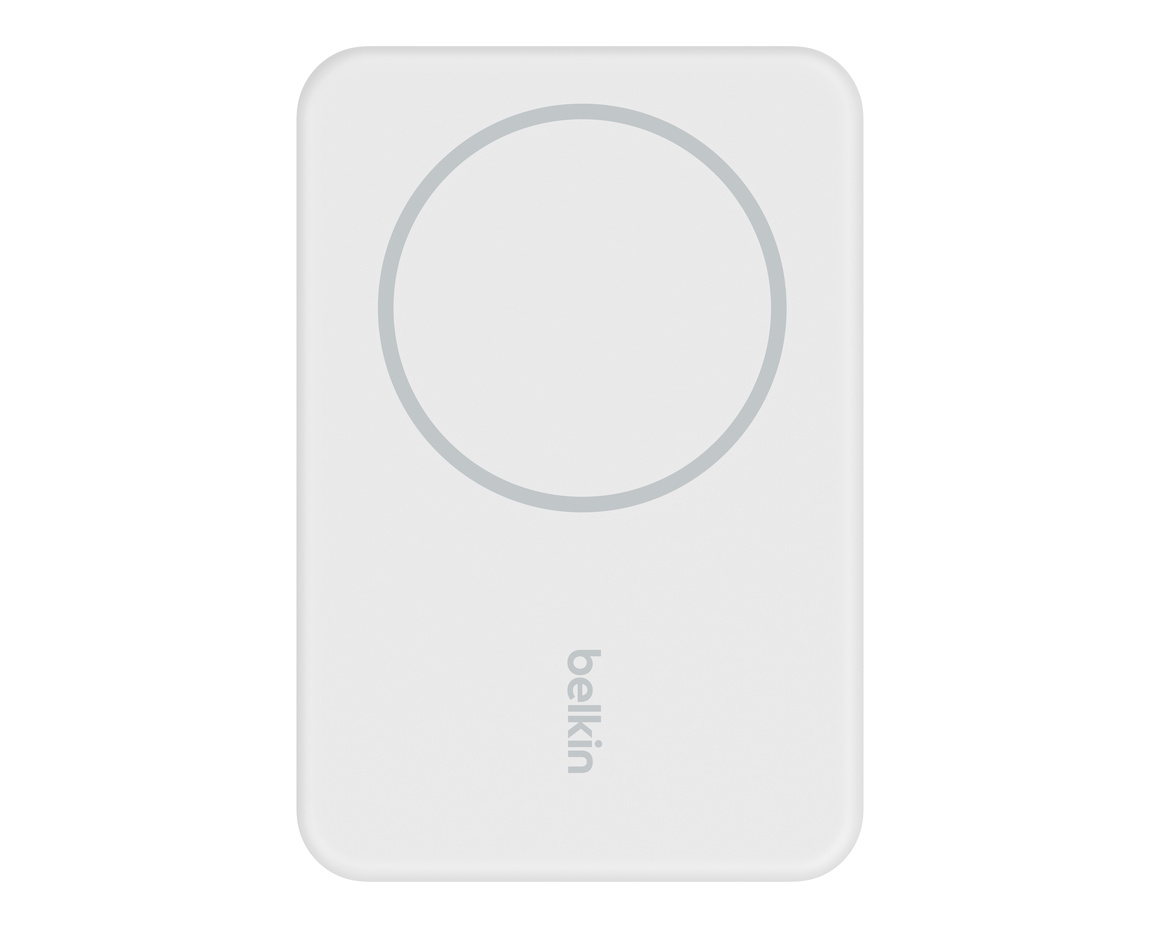 Belkin Qi2 MagSafe Powerbank med Kickstand 8000mAh - Vit