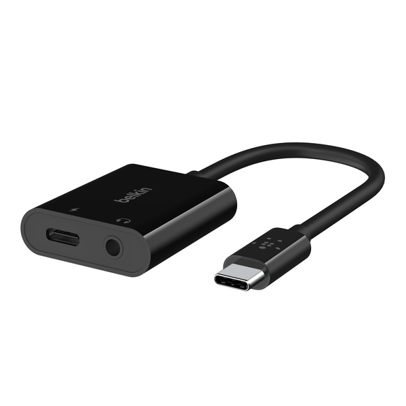 Belkin 3.5 Mm Audio + Usb-C Charge Adapter