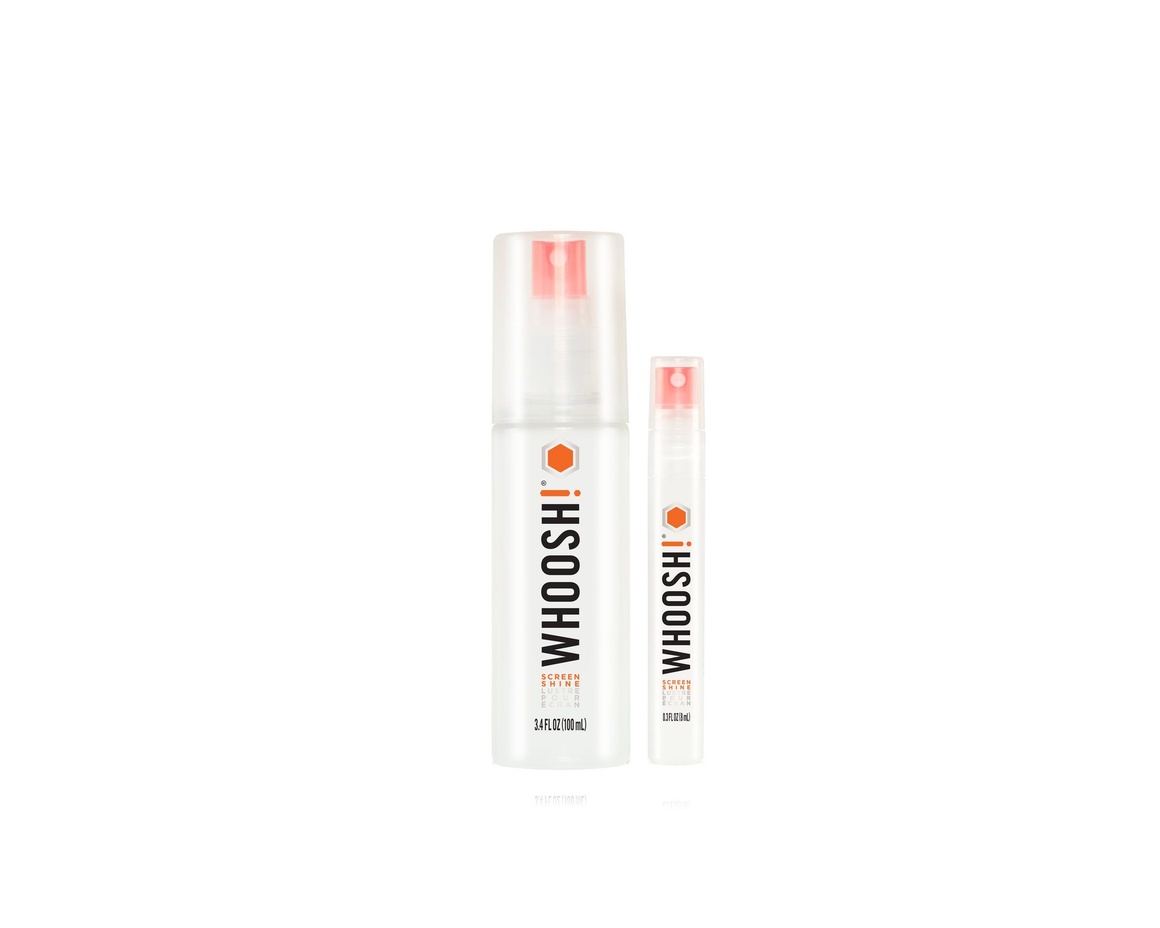 Whoosh! Duo (2-Pack) Skärmrengöring 100+8ml + 2 Mikrofiberdukar