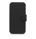 Decoded Leather Wallet Case för iPhone Plus 14 Svart