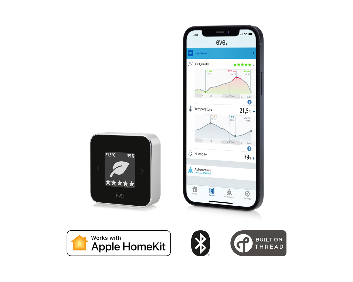 Eve - Room, Indoor Air Quality Monitor HomeKit