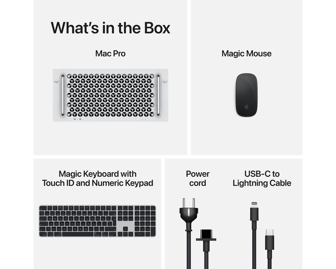 Mac Pro Rack M2 Ultra 24-Core CPU, 60-Core GPU/64GB/1TB SSD