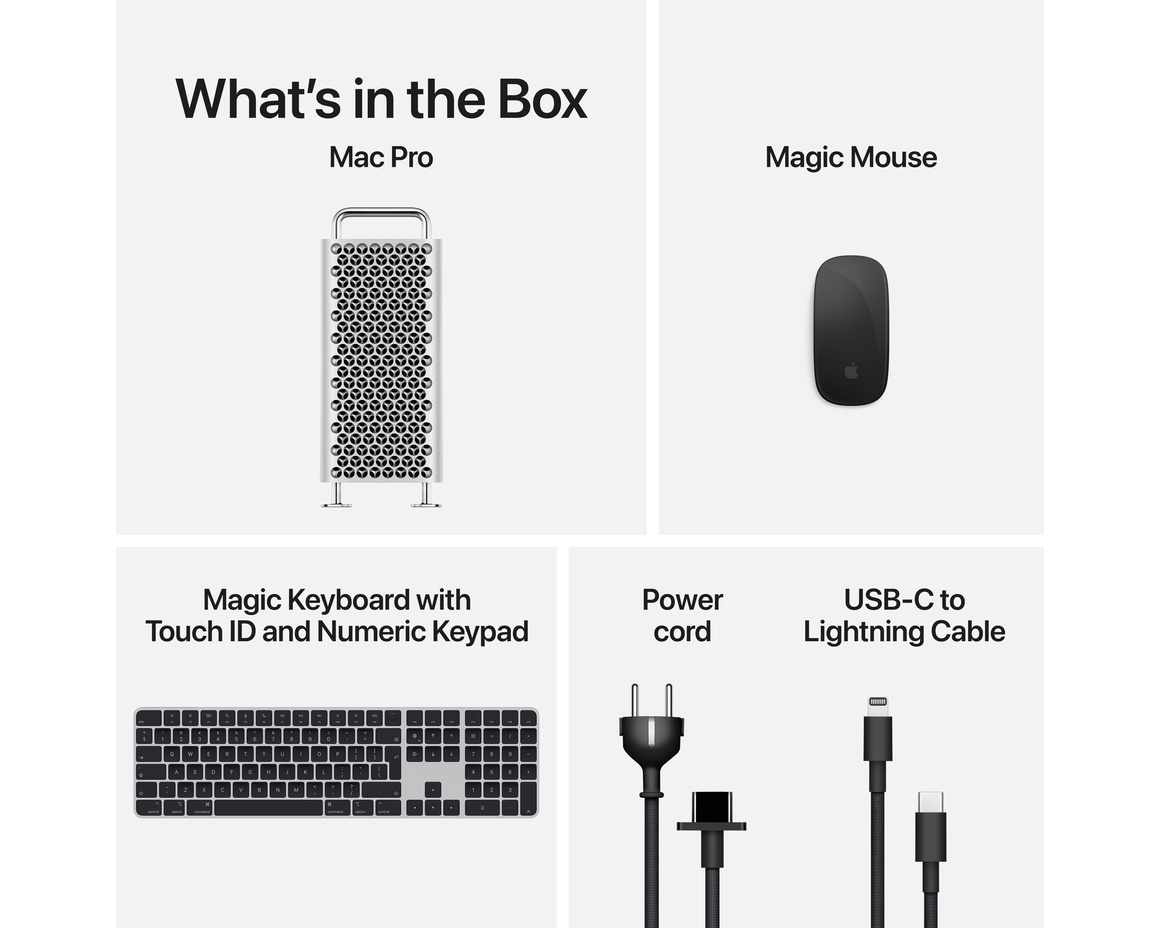 Mac Pro Tower M2 Ultra 24-Core CPU, 60-Core GPU/64GB/1TB SSD