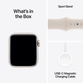 Apple Watch SE 2023 Stjärnglans 40mm GPS + Cellular S/M