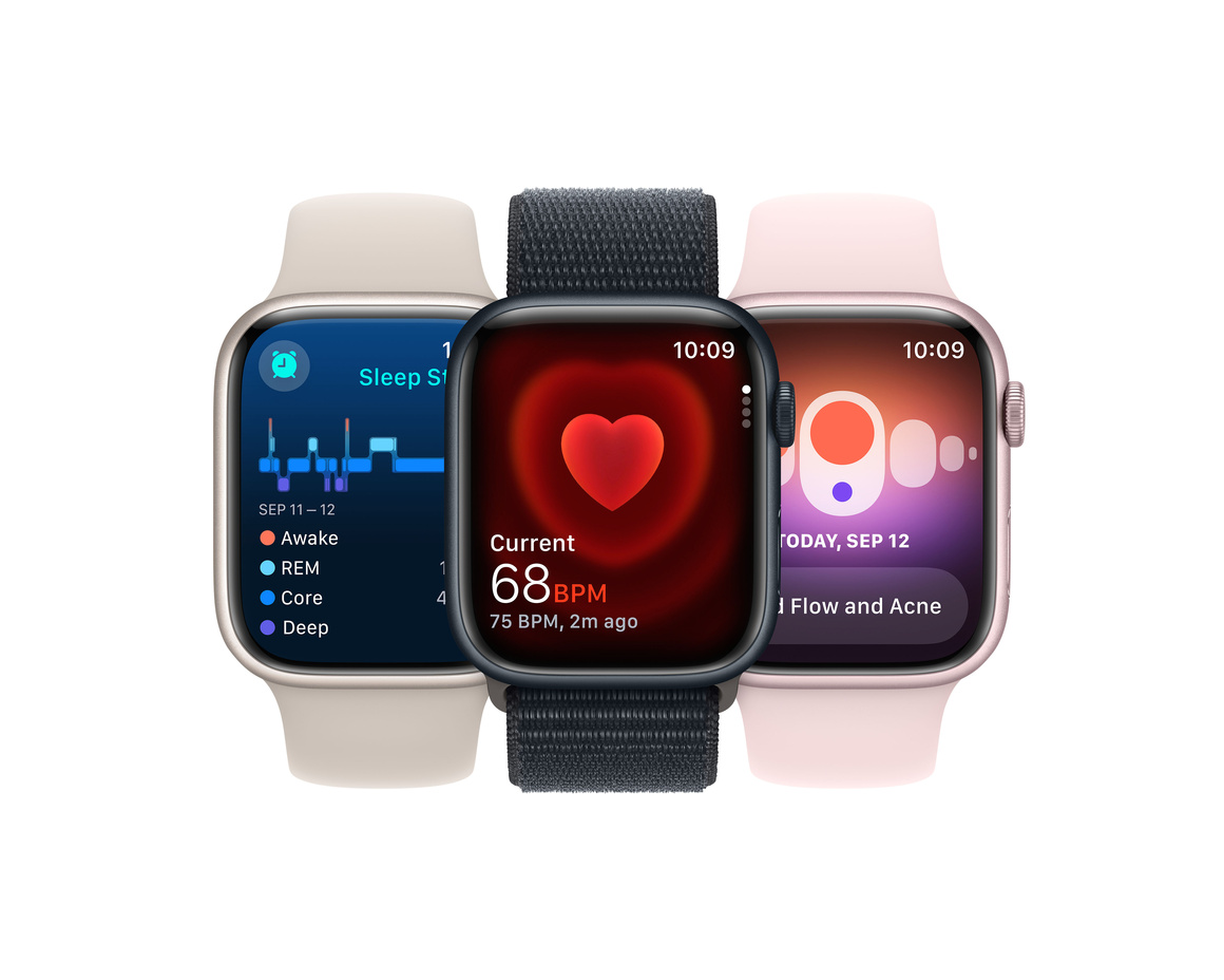 Apple Watch Series 9 Aluminium med Sportloop Midnatt 41mm GPS