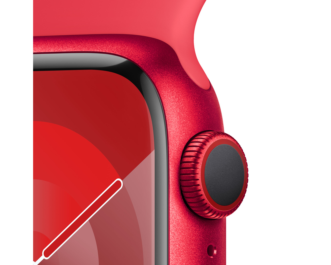 Apple Watch Series 9 Aluminiumboett (PRODUCT)RED 41mm GPS + Cellular M/L