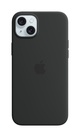 Apple iPhone 15 Plus Silikonskal med MagSafe Svart