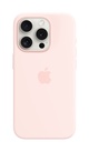 Apple iPhone 15 Pro Silikonskal med MagSafe Ljusrosa Apple iPhone 15 Pro Silikonskal med MagSafe Ljusrosa