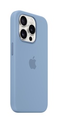Apple iPhone 15 Pro Silikonskal med MagSafe Vinterblå