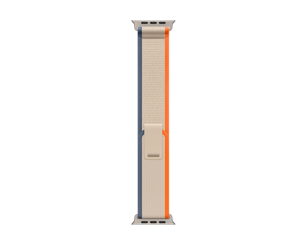 Apple Watch 49mm Terrängloop Orange/Beige S/M