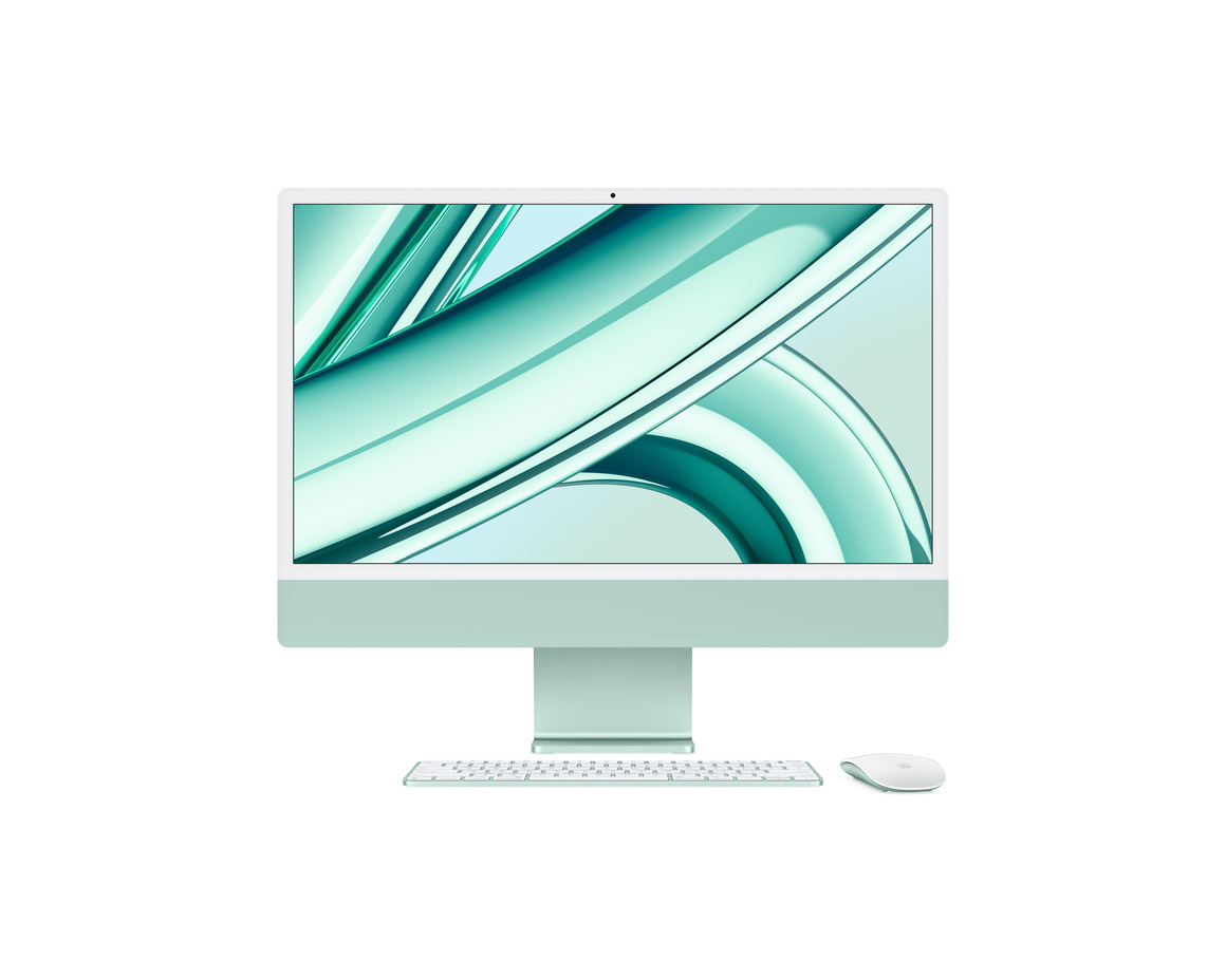 iMac 24 Retina 4.5K (2023) M3 8-core CPU, 8-core GPU/8GB/256GB SSD Grön