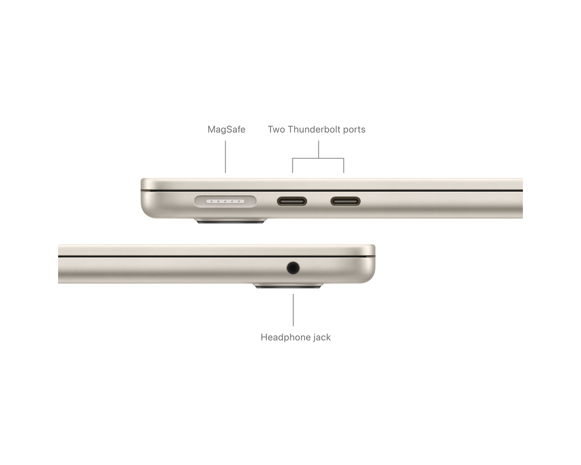 MacBook Air 13 M3 10-core CPU, 10-core GPU/24GB/512GB SSD Stjärnglans