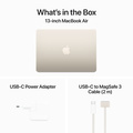 MacBook Air 13 M3 8-core CPU, 10-core GPU/24GB/1TB SSD - Stjärnglans - 70W