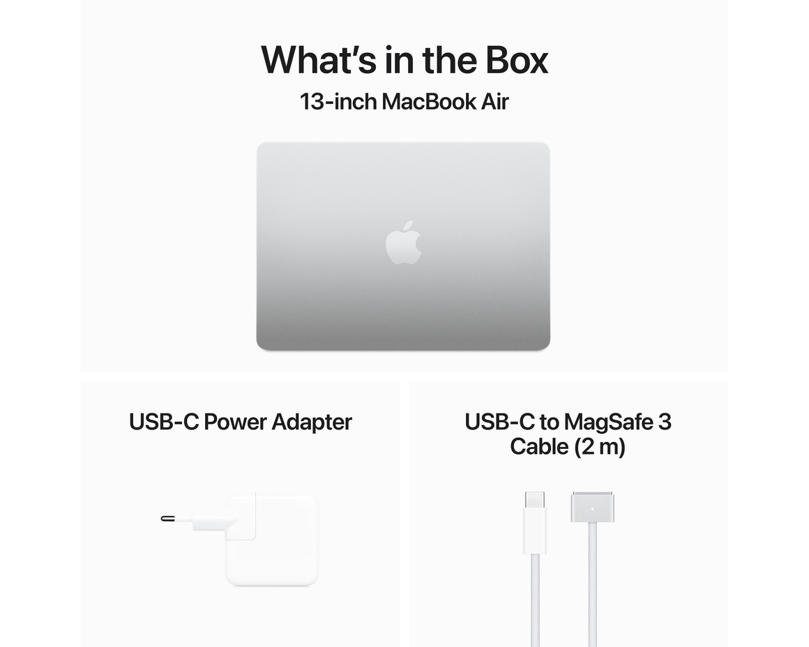 MacBook Air 13 M3 8-core CPU, 8-core GPU/16GB/256GB SSD Silver