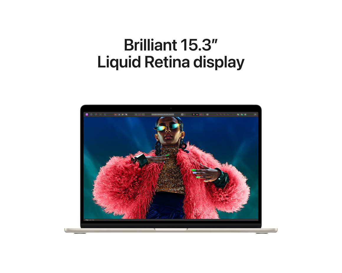 Macbook Air 15 M3 8-core CPU, 10-core GPU, 8GB/512GB SSD - Stjärnglans