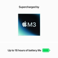 MacBook Air 15 M3 8-core CPU and 10-core GPU/24GB/512GB SSD Rymdgrå