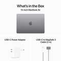 MacBook Air 15 M3 8-core CPU and 10-core GPU/24GB/512GB SSD Rymdgrå