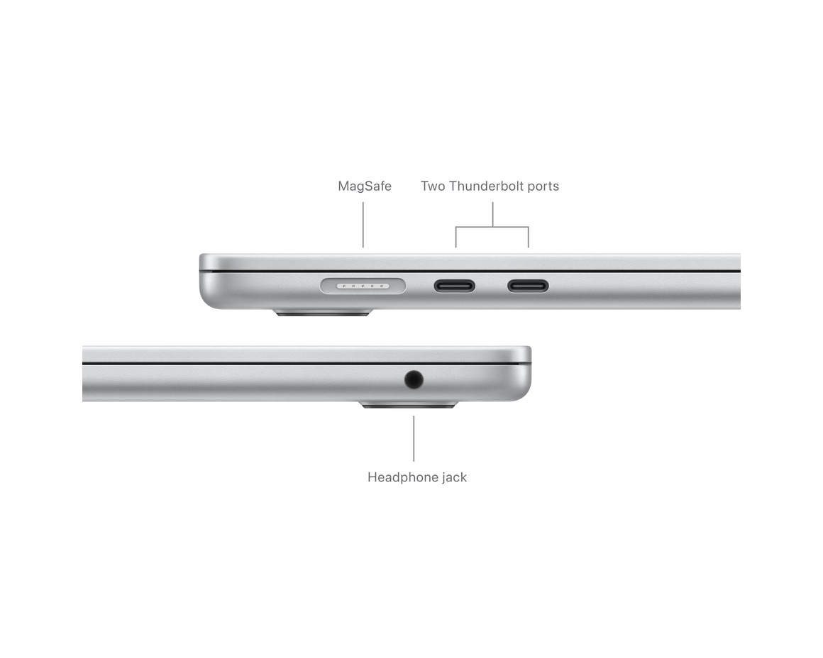 MacBook Air 15 M3 8-core CPU and 10-core GPU/24GB/512GB SSD Silver