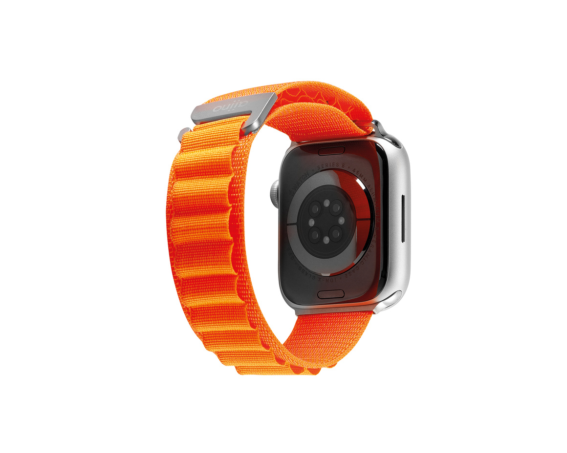 C&C - Armband för Apple Watch (1-10 Series) 42-49 mm - Orange