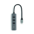 C&C - Link USB-C Hub med 3 USB-A-portar och Ethernet-port