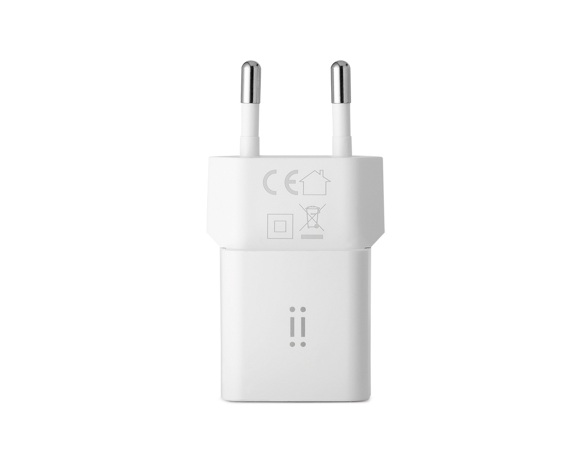 C&C - 20W PD GaN USB-C väggladdare för snabbladdning + USB-C - Lightning kabel 1m