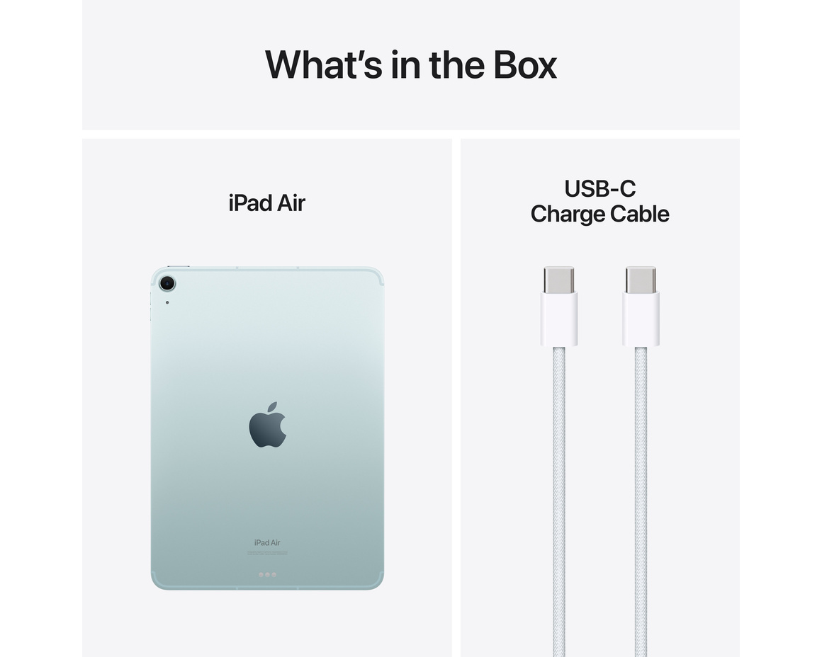 Apple iPad Air 11 (2024) Wi-Fi + Cellular 512GB - Blå
